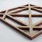 Ekena Millwork Extra Small Buxton Decorative Fretwork Wood Wall Panels, Birch, 7 3/8"W x 7 3/8"H x 3/8"T WALW08X08X0375BUXBI - alternate 4